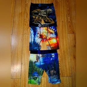 **SOLD** ETHIKA BOYS SIZE LARGE BOXER BRIEFS. 3 FOR $25.00